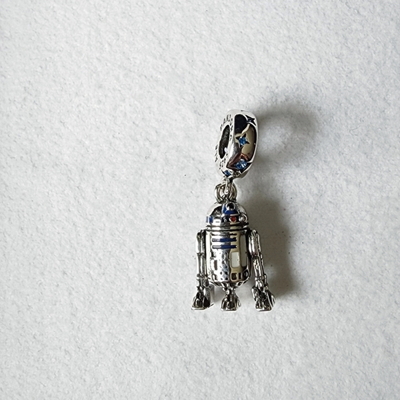 New Pandora Disney Star Wars R2-D2 Dangle Charm For Jewelry bracelet - Picture 2 of 6